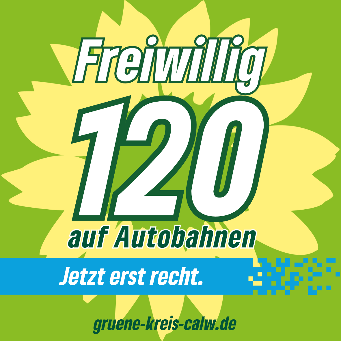 120 auf der Autobahn