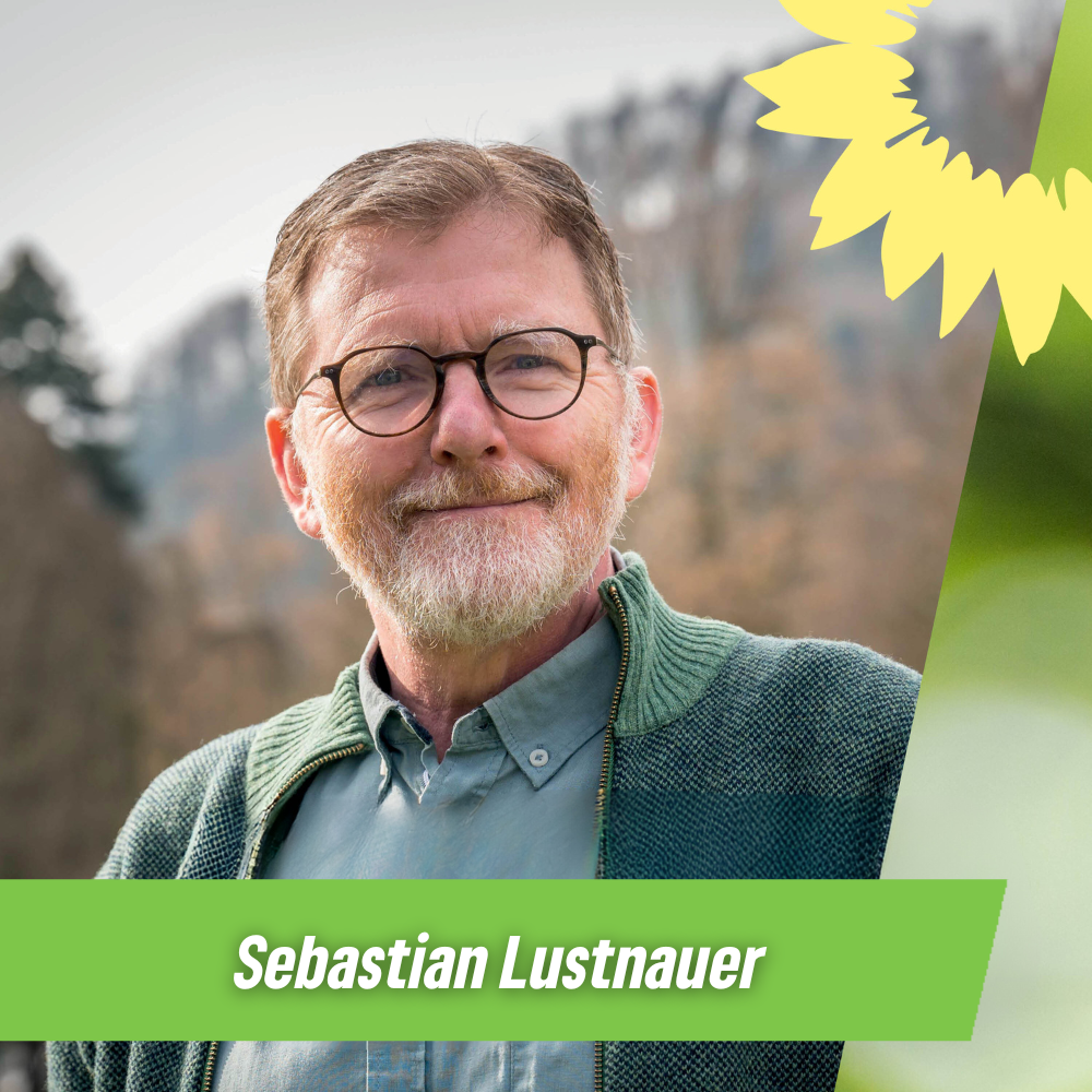 Portraitfoto vom Grünen Co-Sprecher Sebastian Lustnauer aus Bad Liebenzell