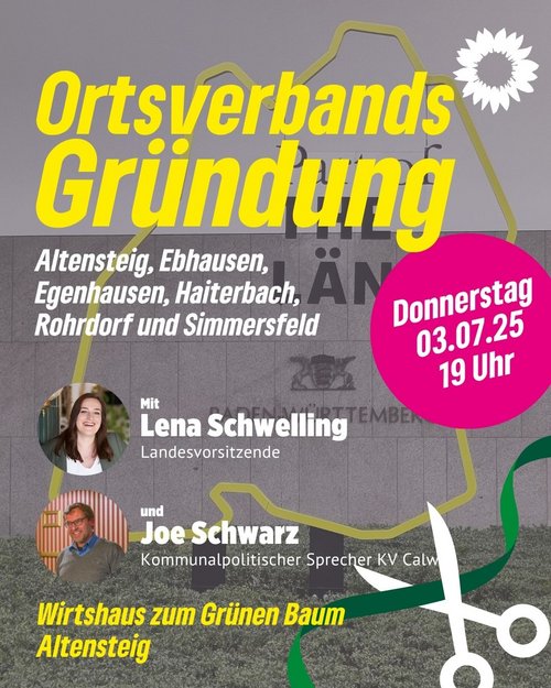 Sharepic für die Gründung OV Altensteig