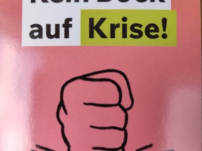 Flyer "Kein Bock auf Krise"