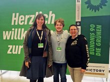 Lena, Florian und Conny bei der BDK