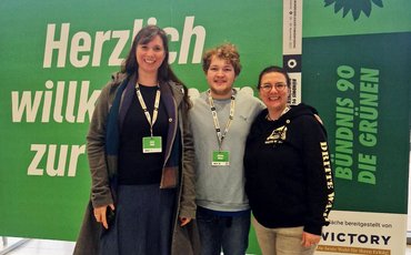 Lena, Florian und Conny bei der BDK