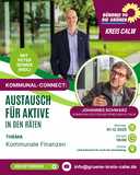 Sharepic zum Kommunal Connect mit Peter Seimer am 01.12.25