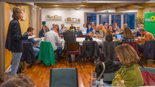 Fynn Rubehn bei seiner Rede