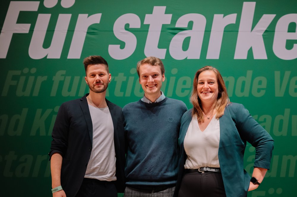 Die neu- bzw. wiedergewählten Vorstände der BW-Grünen