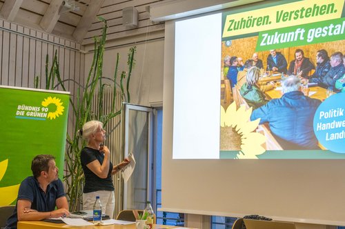 Anke Much gibt einen Rückblick von 2022-24