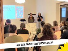 Bild vom Vortrag der Fachstelle Sucht 