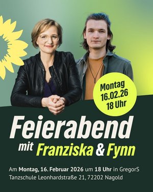 Sharepic mit Franziska Brantner und Fynn Rubehn 