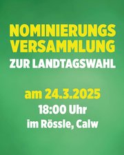Sharepic zur Nominierungsversammlung