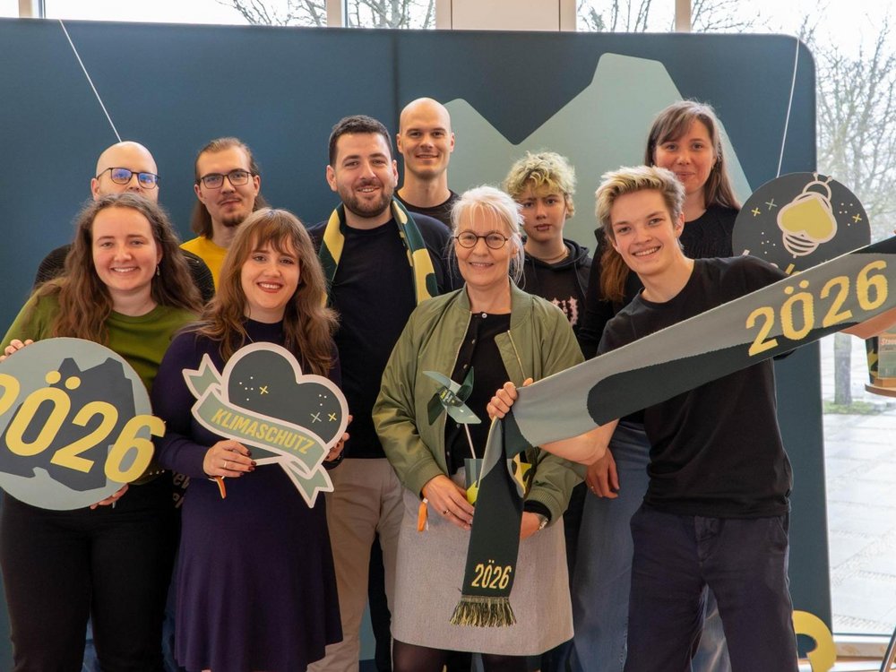 Eine Gruppe von Calwern bei der Landesdelegiertenkonferenz