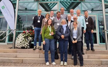 Gruppenbild der Grünen vor dem Klimakongresses