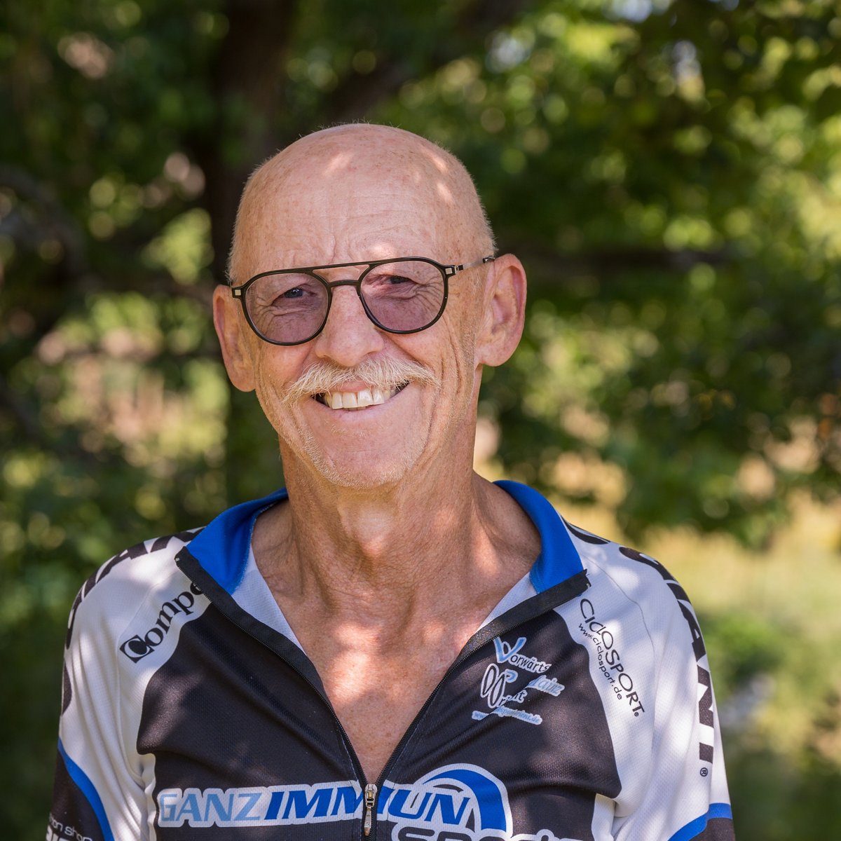 Erich Grieshaber in der Natur