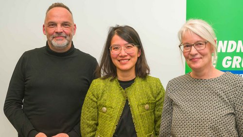 Portrait von Dirk Neubauer, Thuy Nga Trinh und Anke Much