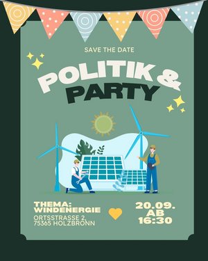 Sharepic für Politik und Party