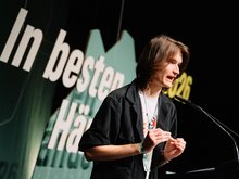 Fynn bei seiner Rede bei der LDK