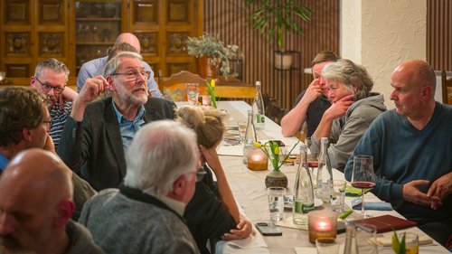 Diskussionen im Publikum