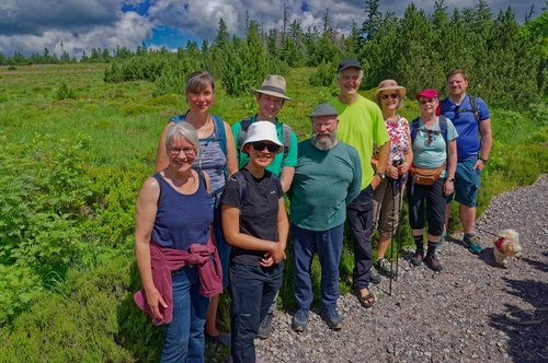 Gruppenbild vor dem Nationalpark