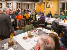 Matthias Gastel spricht im Rössle in Calw