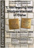 Sharepic zur Stolpersteinverlegung